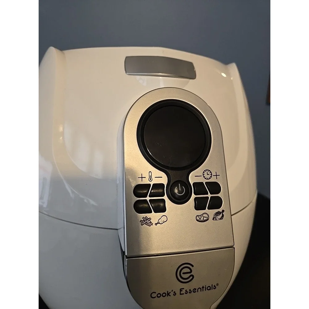 Cook's Essentials CM15901 3-Quart Digital Air Fryer 1500 Watt‎ White READ!!!